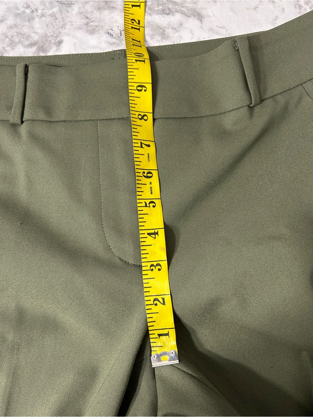 LOFT curvy Olive Green Cropped Straight-Leg Pants
7 - Picture 4 of 8